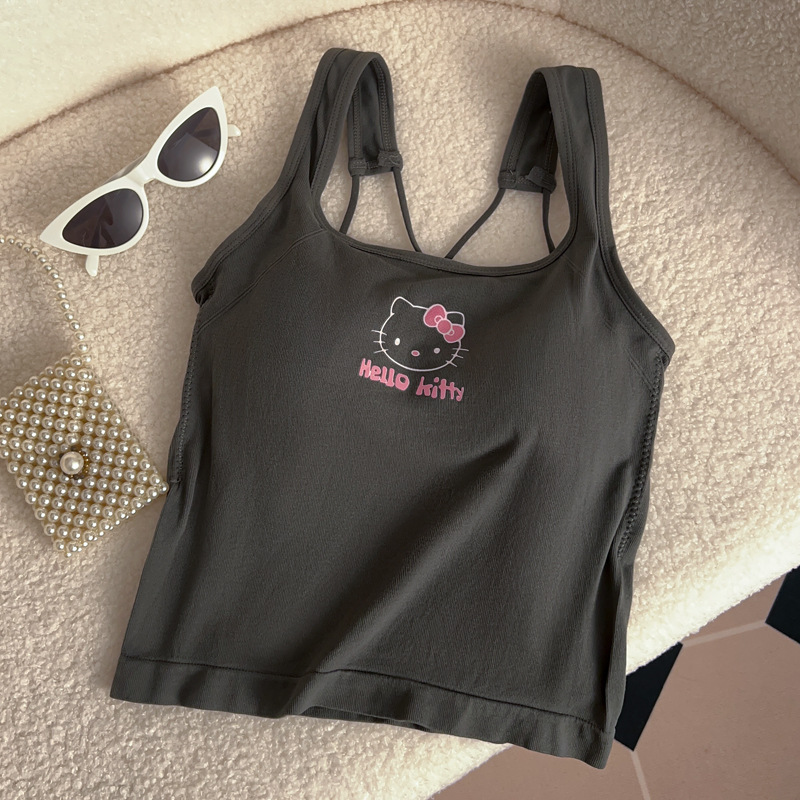 Summer Clothing For Girls - ملابس نسائية بتصميم أنمي هالو كيتي،