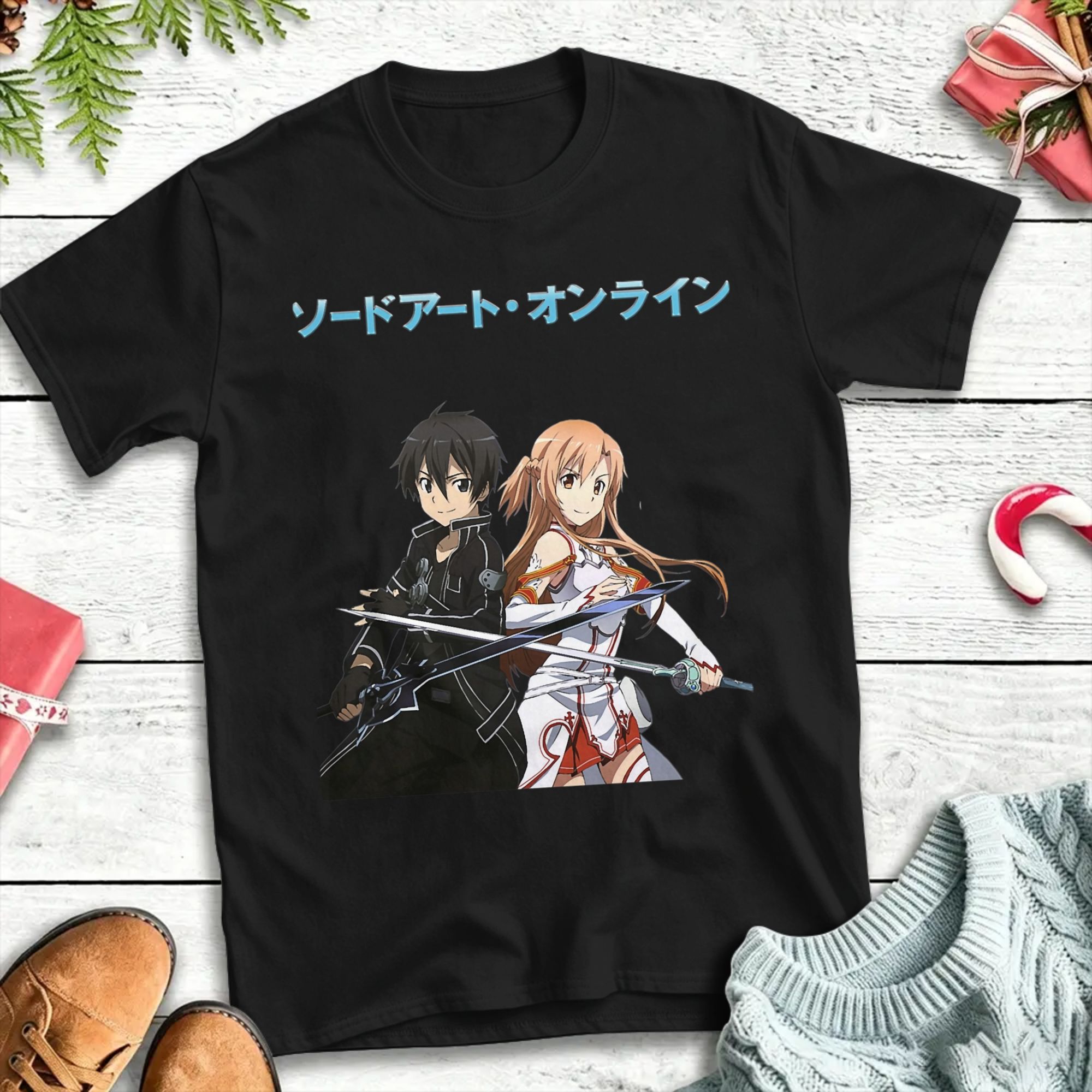 Summer Clothing Online - تي شيرت قطني من Anime Sword