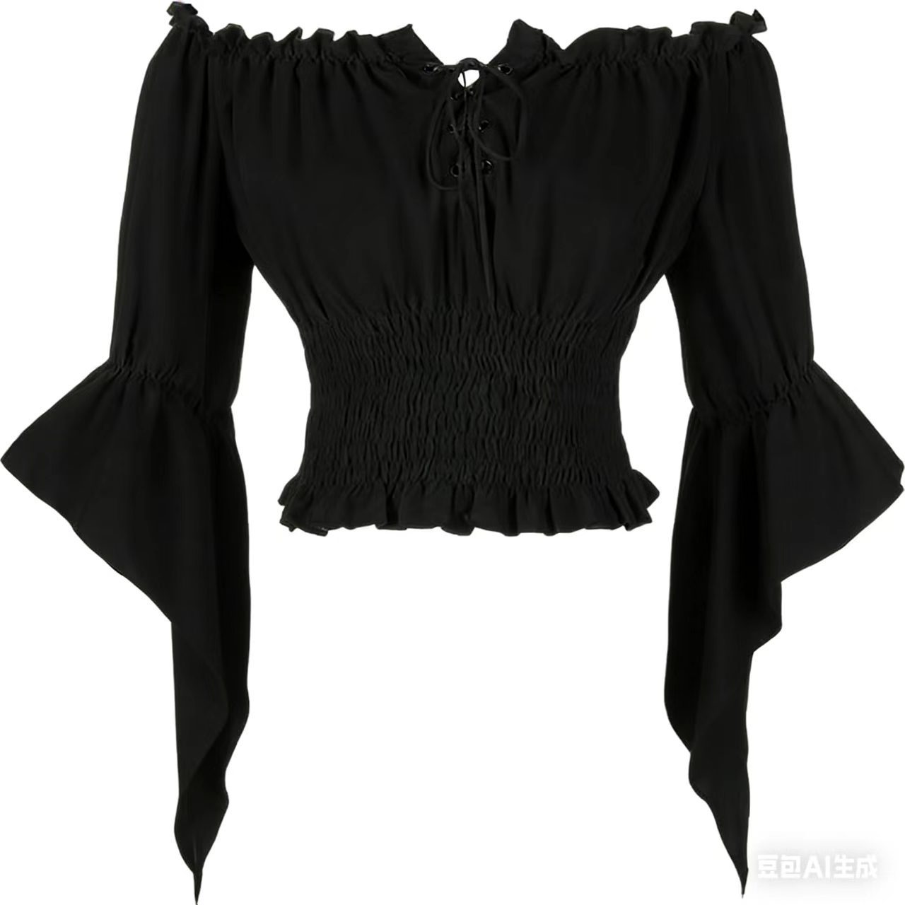 Off Shoulder Blouse - ملابس نسائية بتصميم عتيق مستوحى من