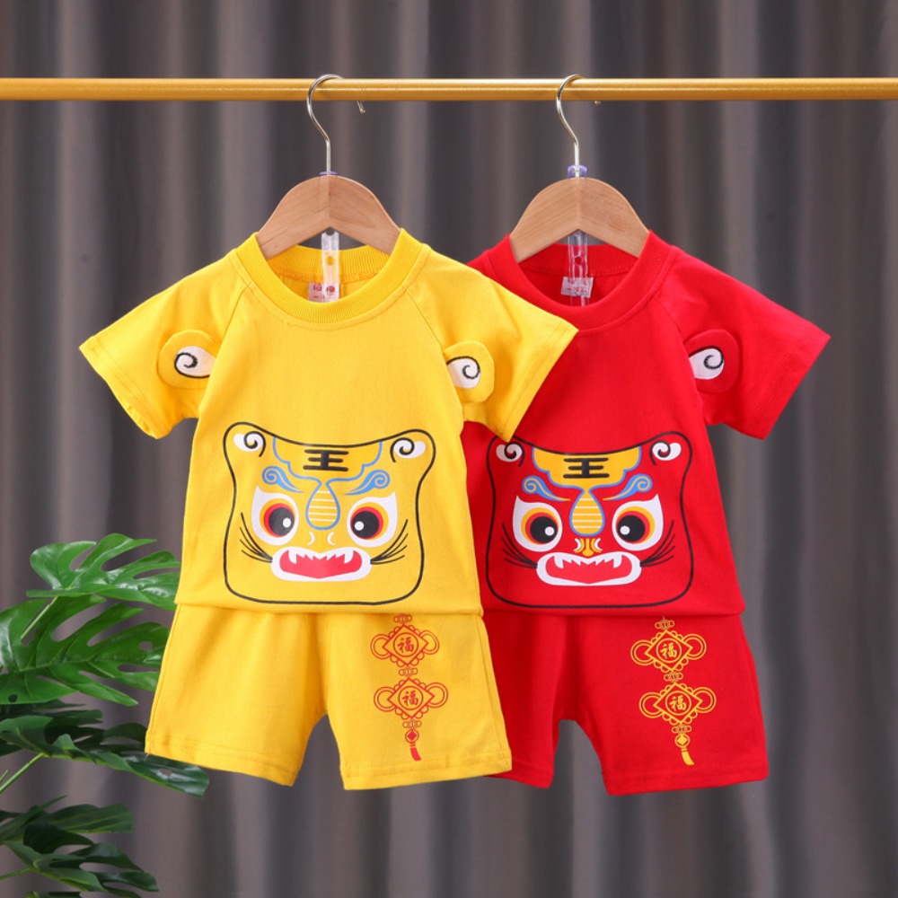 Summer Clothing Baby Boy - الصيف الطفل مجموعة الصبي النمط الصيني