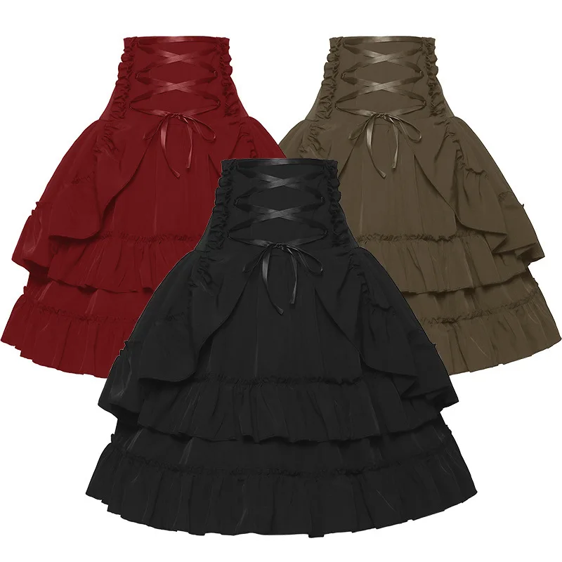 Summer Renaissance Clothing - تنورة نسائية على الطراز الفيكتوري ملعب