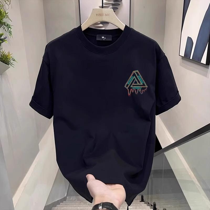 Summer Clothing Outlet - قميص قطني قصير الأكمام للجنسين من