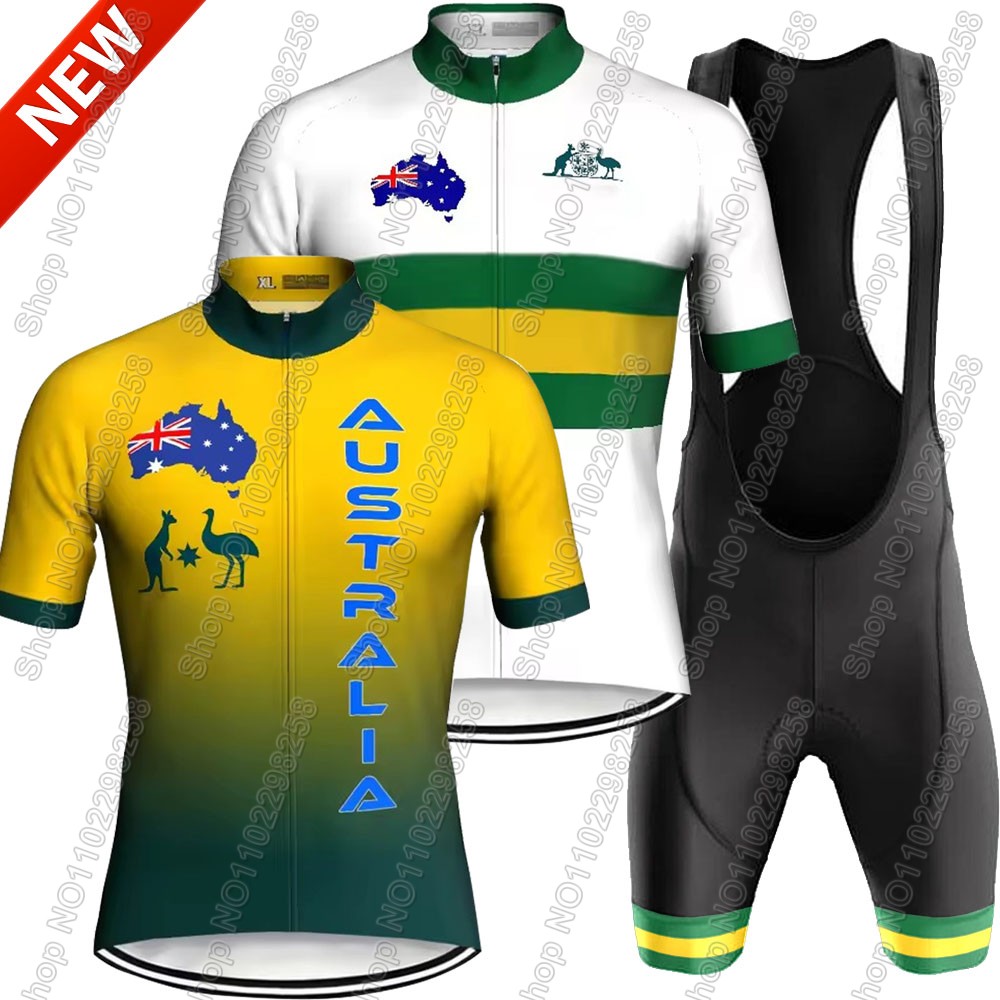 Summer Clothing Australia - أستراليا المنتخب الوطني 2025 الدراجات جيرسي