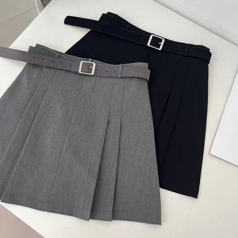 Summer Zara - لوسيفر Preppy نمط ألف خط تنورة