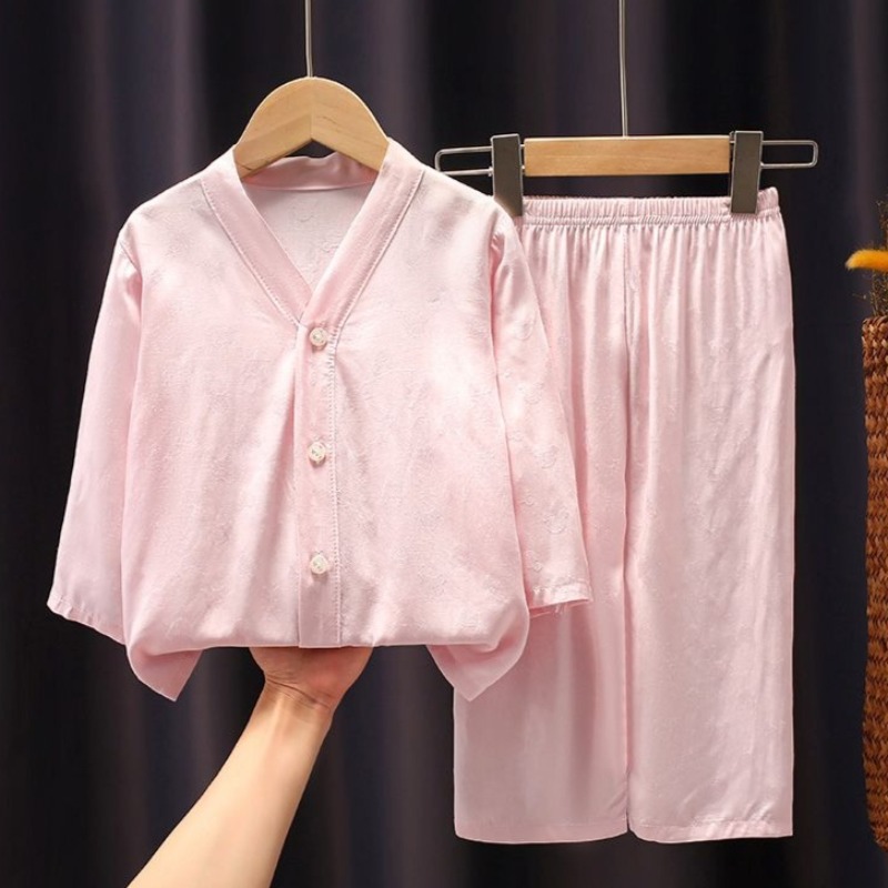 Summer Clothing Baby Boy - طقم بيجامة جديد للأطفال بأكمام طويلة،