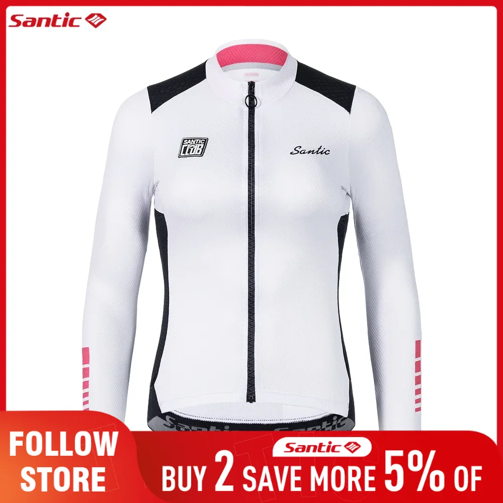 Summer Clothing Outlet - Santic Outlet المرأة ركوب الدراجات جيرسي