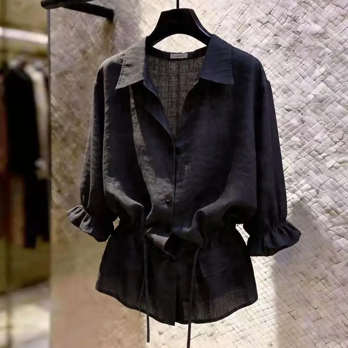 Summer De Clothing - بلوزات نسائية سوداء عصرية 2026، ملابس