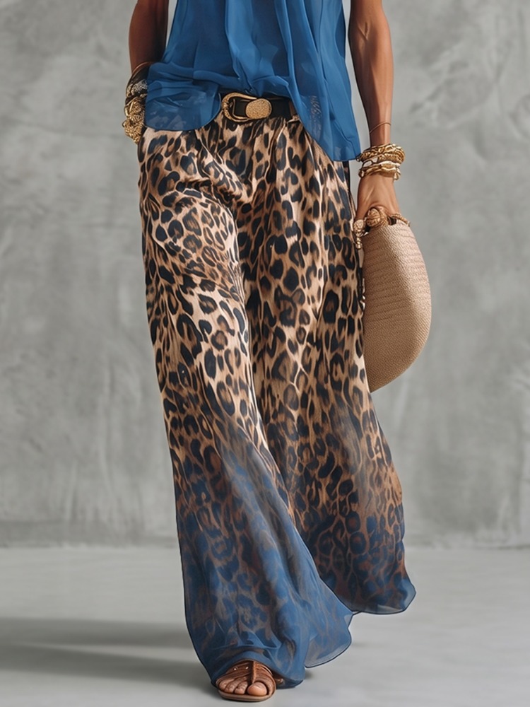 Palazzo Pant Wide - بنطلون نسائي واسع الساق من Yeezzi