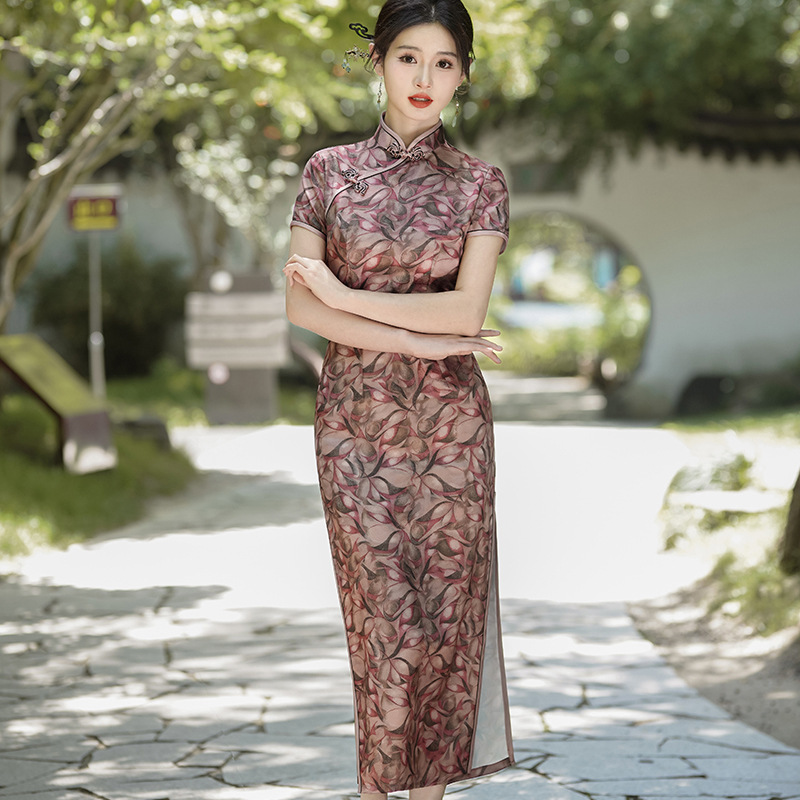 Summer Evenings Clothing - Yourqipao 2025 الصيف شيونغسام تنورة طويلة