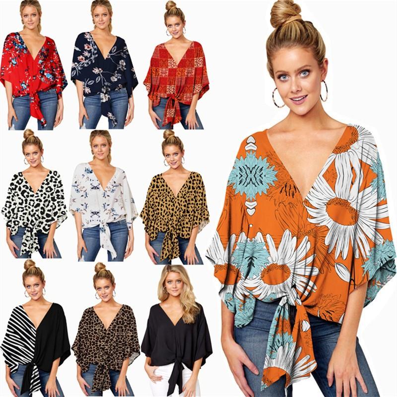 Summer Clothing Online - بلوزة نسائية بمقاسات كبيرة S5XL لفصلي