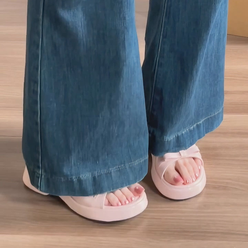 صنادل نسائية صيفية أنيقة بكعب  - مراجعة Summer Clothing Modest وسعره
