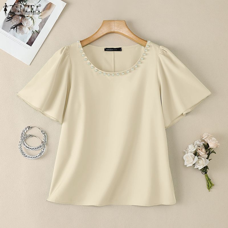 بلوزات نسائية أنيقة من ZANZEA  - مراجعة Summer De Clothing وسعره
