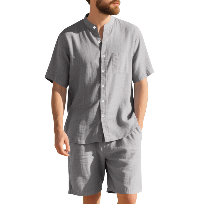بدلة رجالية صيفية من الكتان بت - مراجعة Summer Clothing Beach وسعره