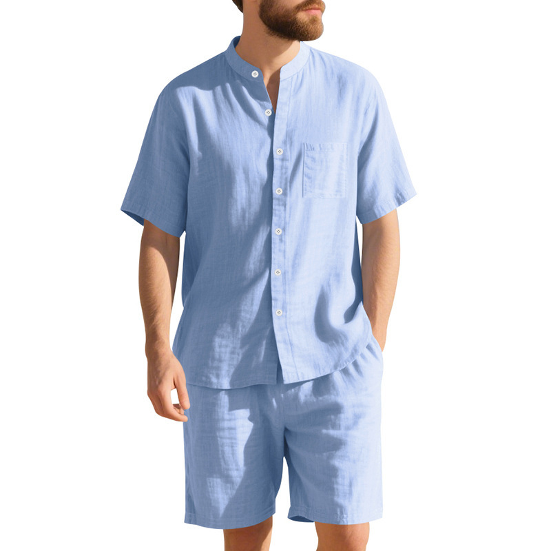 بدلة رجالية صيفية من الكتان بت - مراجعة Summer Clothing Beach وسعره