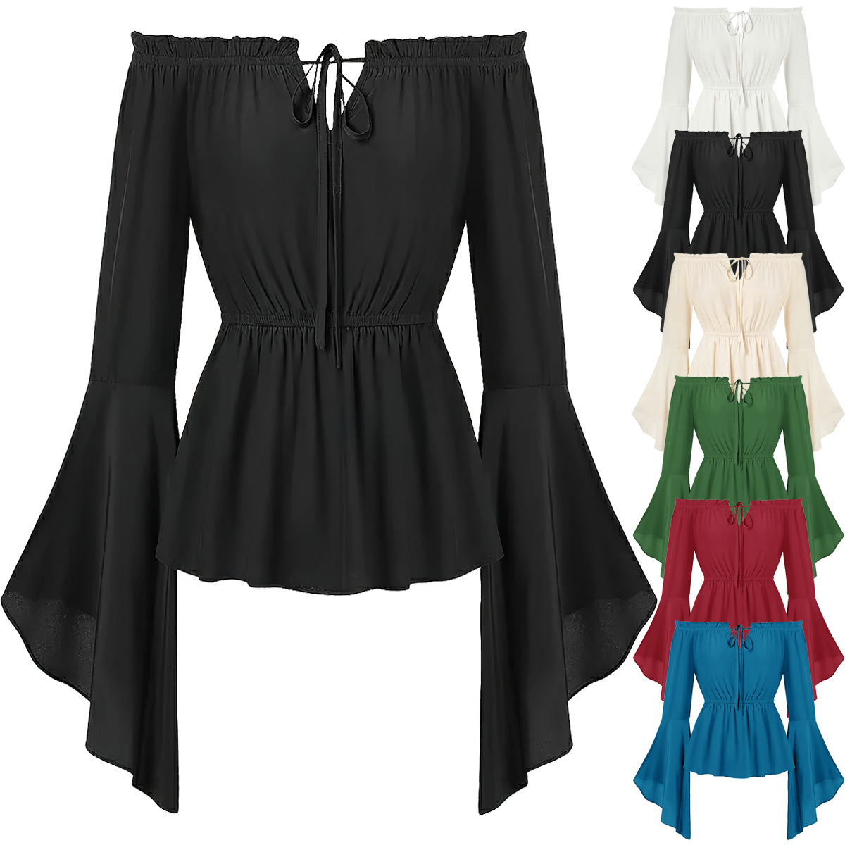 بلوزة نسائية بتصميم القرون الو - مراجعة Off Shoulder Blouse وسعره