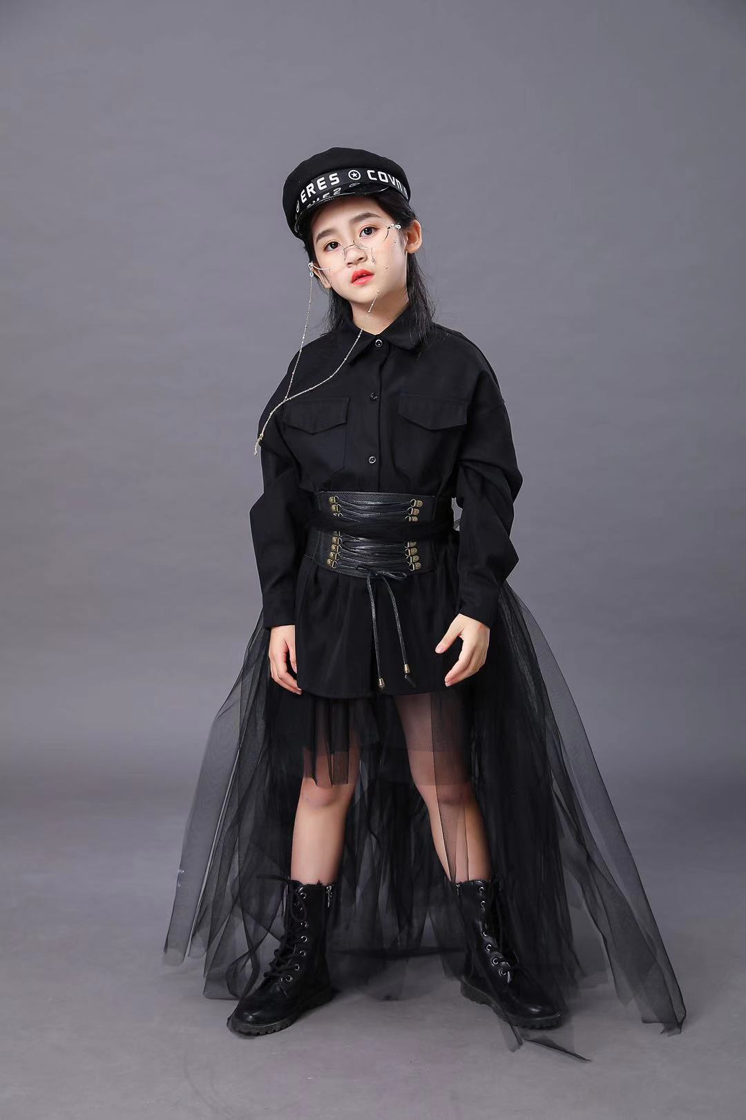 بدلة أطفال سوداء للفتيات نموذج - مراجعة Summer Clothing For Girls وسعره