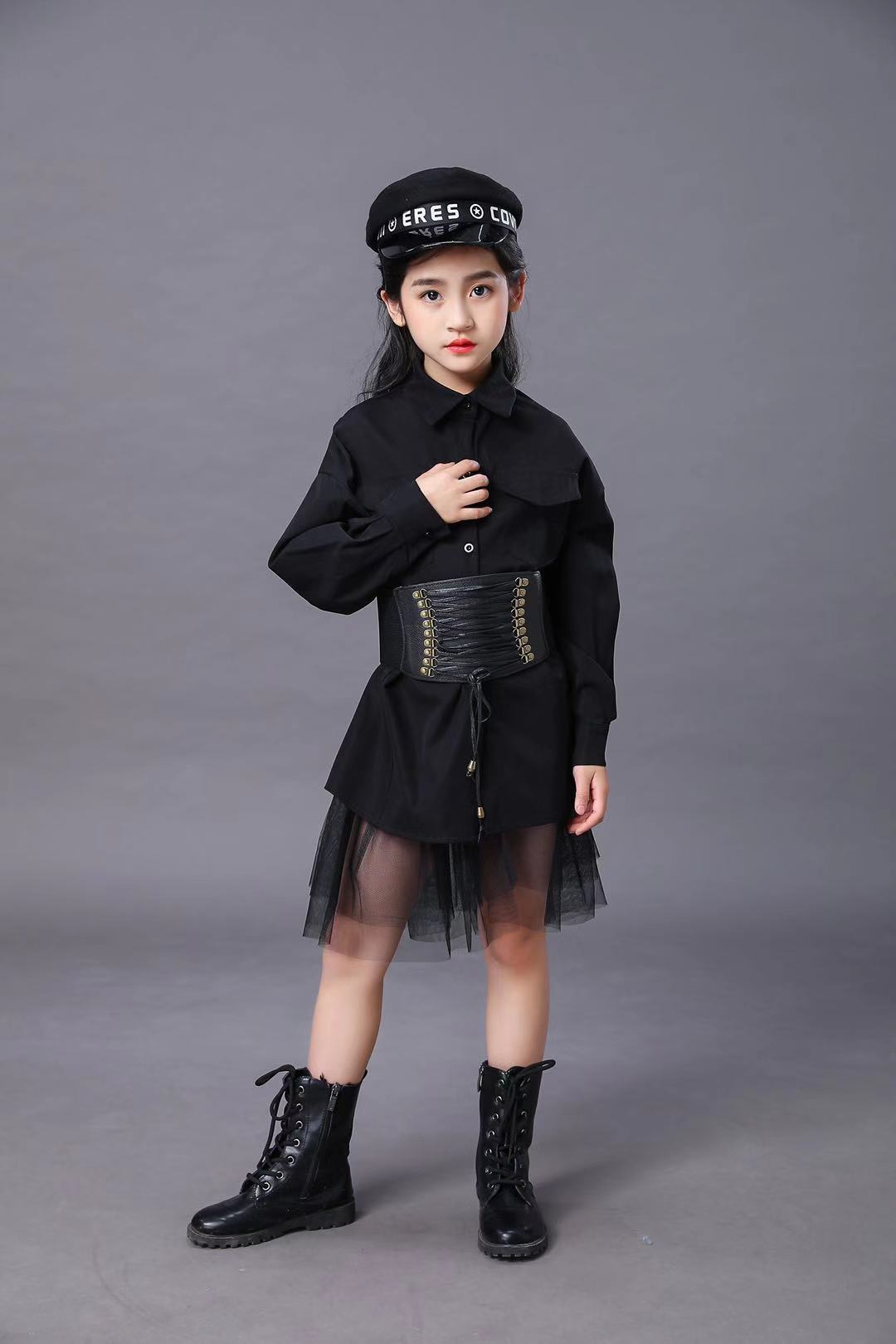 بدلة أطفال سوداء للفتيات نموذج - مراجعة Summer Clothing For Girls وسعره