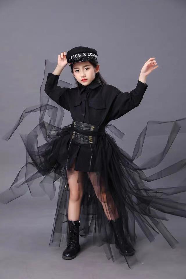 بدلة أطفال سوداء للفتيات نموذج - مراجعة Summer Clothing For Girls وسعره
