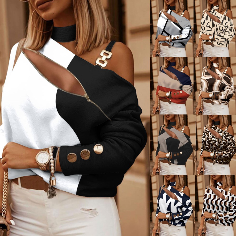 بلوزة نسائية بكتف مكشوف مع تفا - مراجعة Off Shoulder Blouse وسعره