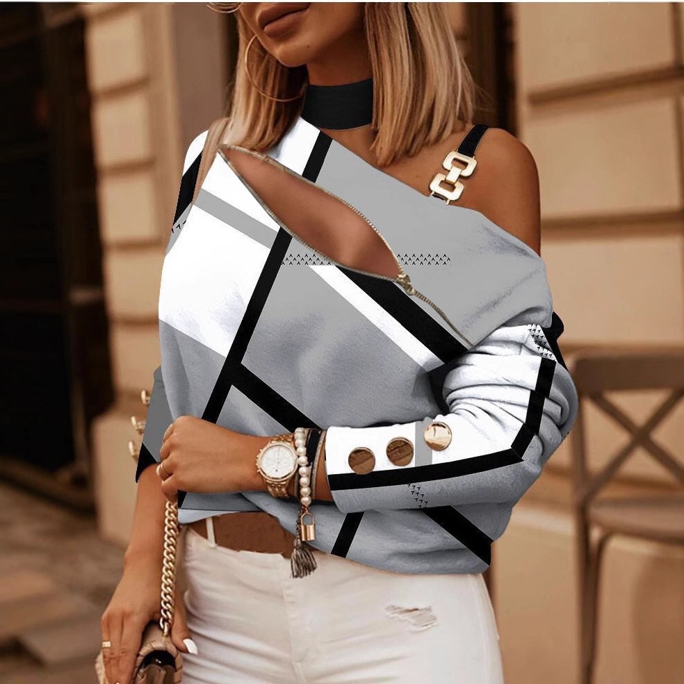 بلوزة نسائية بكتف مكشوف مع تفا - مراجعة Off Shoulder Blouse وسعره