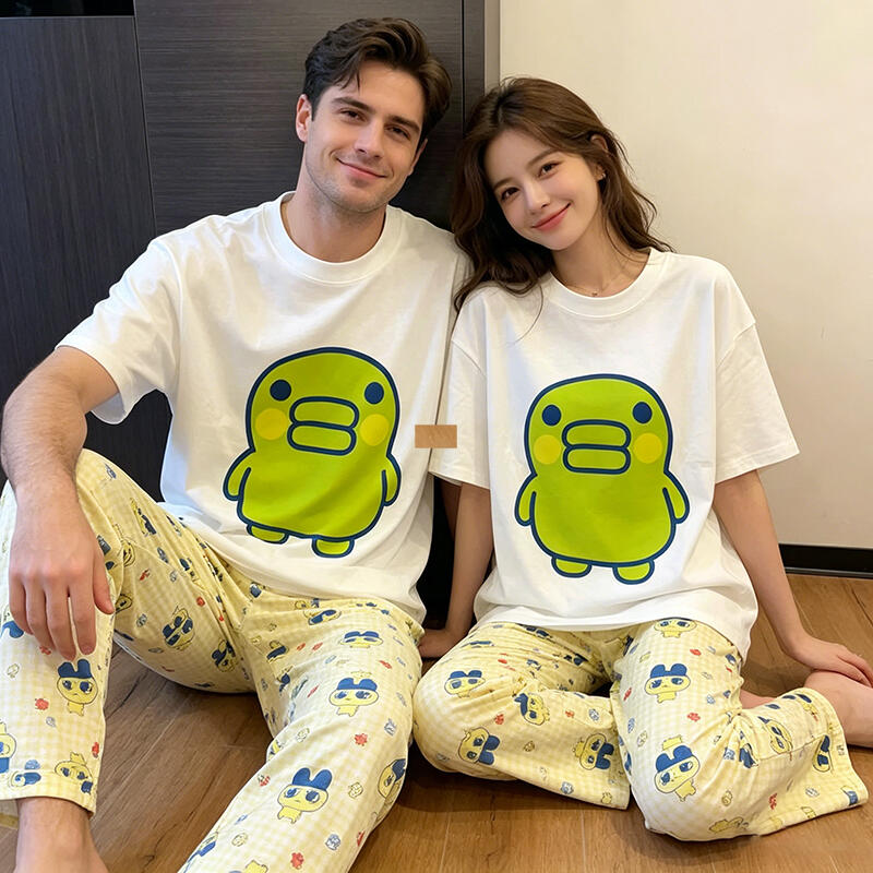 طقم بيجامة نسائية قطنية صيفية  - مراجعة Summer Clothing Gifts وسعره