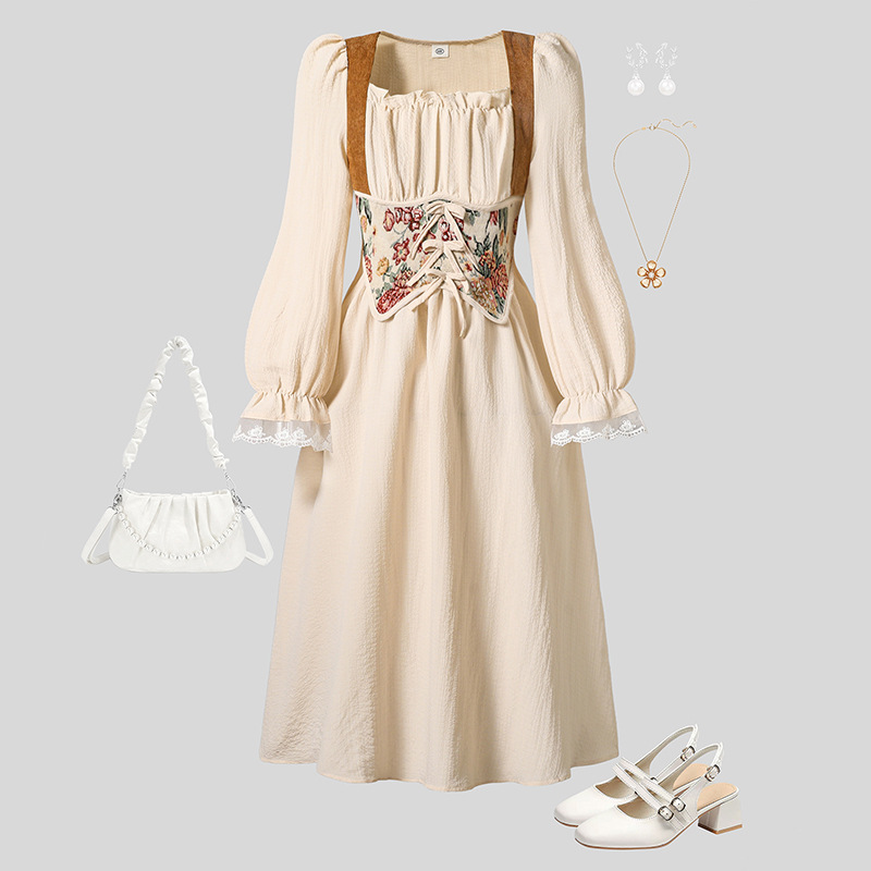 فستان بناتي، ملابس أطفال، جديد - مراجعة Summer Renaissance Clothing وسعره