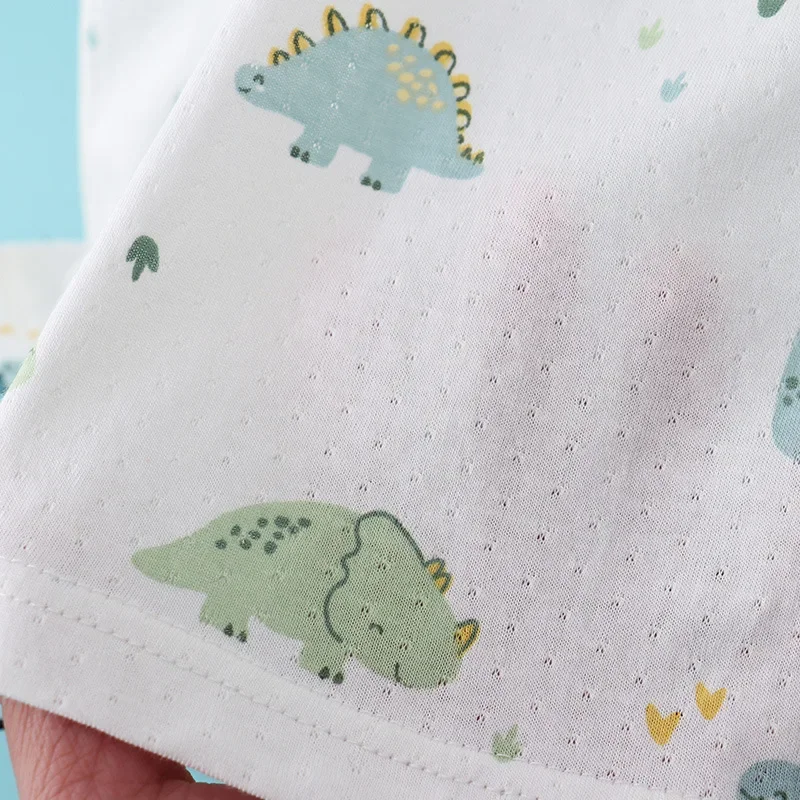 بدلة صيفية للأطفال من القطن وا - مراجعة Summer Clothing Baby Boy وسعره