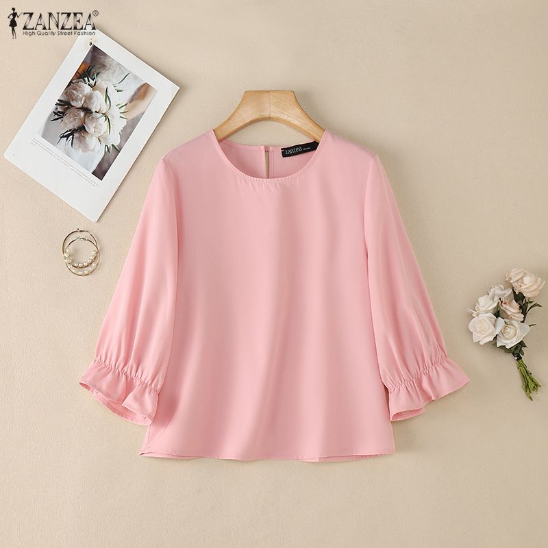 بلوزات نسائية من ZANZEA بأكمام - مراجعة Summer De Clothing وسعره