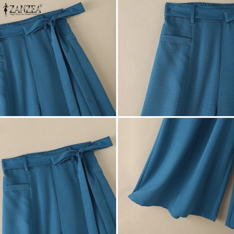بنطلون نسائي واسع الساق مقاس ك - مراجعة Palazzo Pant Wide وسعره