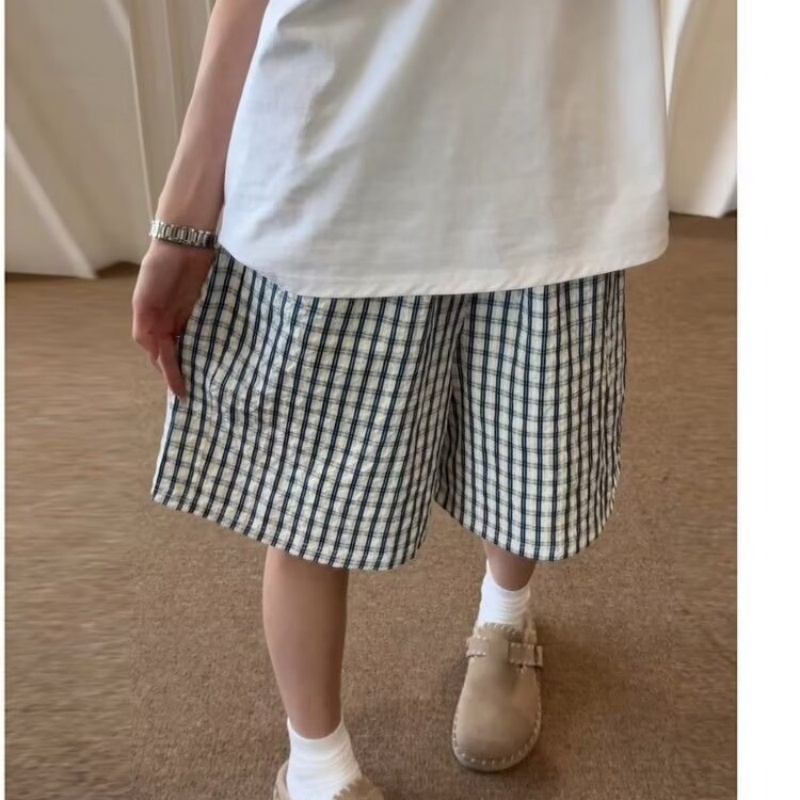 شورت قطني فضفاض مخطط للجنسين،  - مراجعة Summer Clothing Outlet وسعره