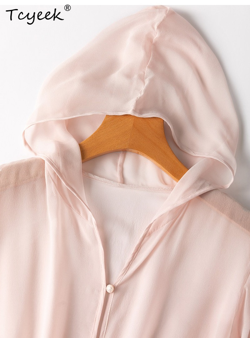 قميص نسائي من الحرير الطبيعي 1 - مراجعة Summer Clothing Tops وسعره