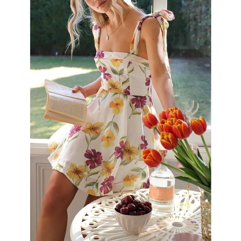 فستان نسائي صيفي أنيق وعصري بت - مراجعة Summer Clothing Online وسعره