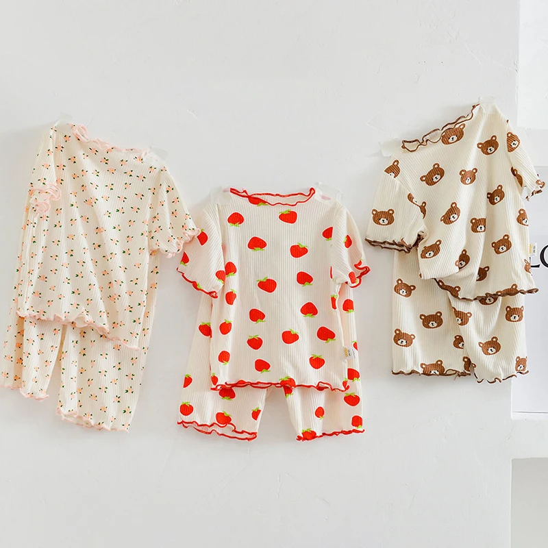 طقم بيجامة صيفي قطني كاجوال بت - مراجعة Summer Clothing Baby Boy وسعره