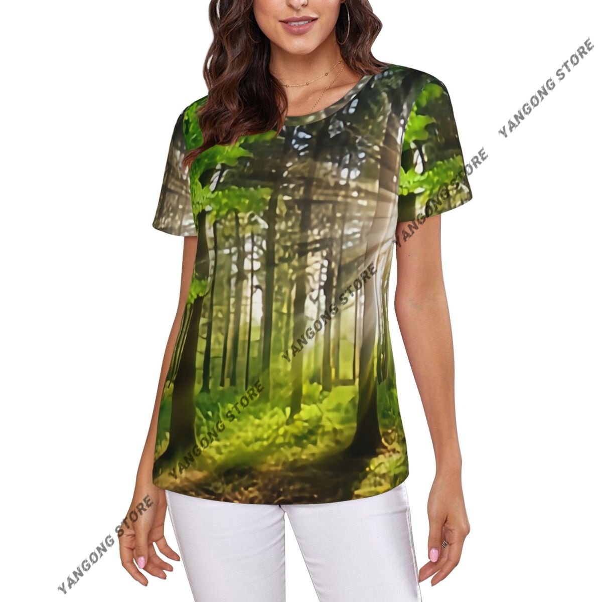 تي شيرت نسائي قصير الأكمام بمن - مراجعة Summer Rays Clothing وسعره