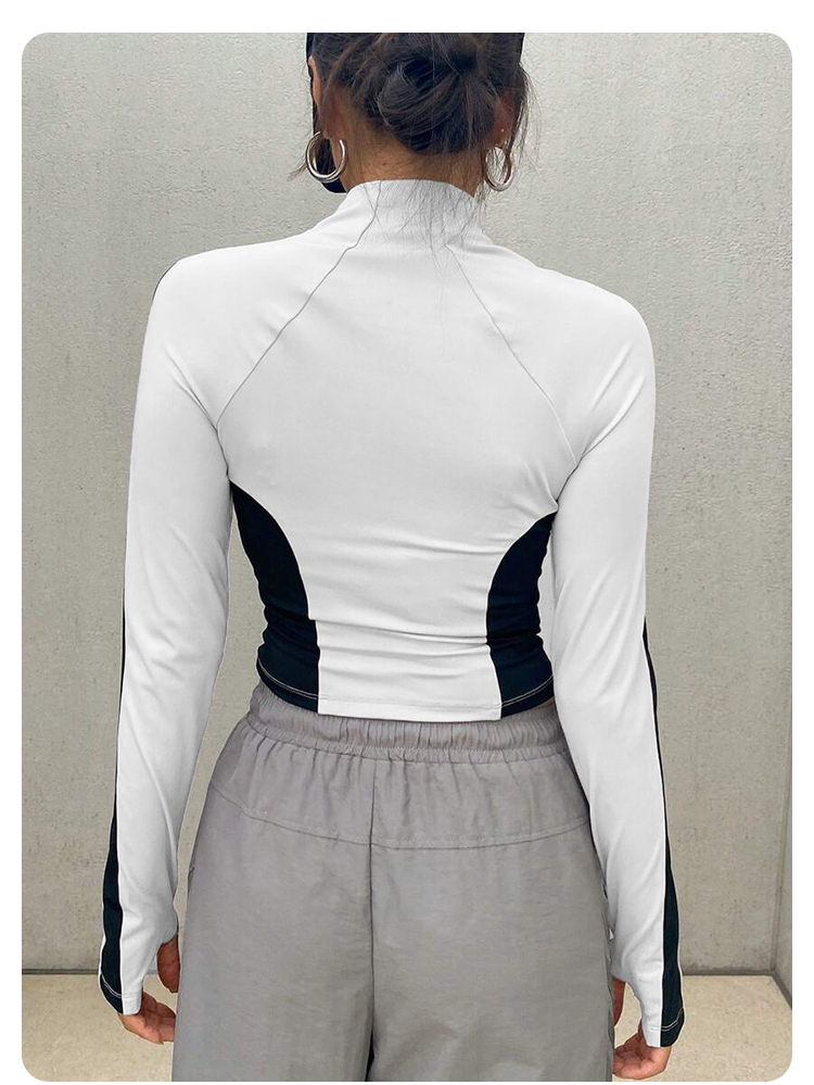 جاكيت يوغا نسائي بياقة قائمة،  - مراجعة Summer Clothing Tops وسعره