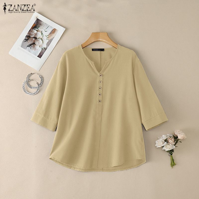 بلوزات نسائية كاجوال من القطن  - مراجعة Summer De Clothing وسعره