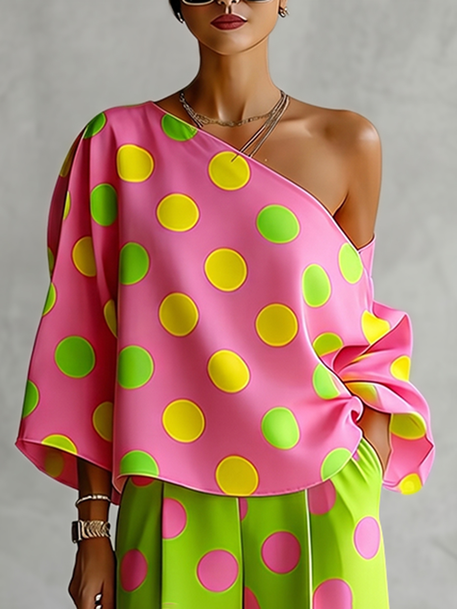 طقم نسائي من قطعتين من ميسوو ب - مراجعة Off Shoulder Blouse وسعره