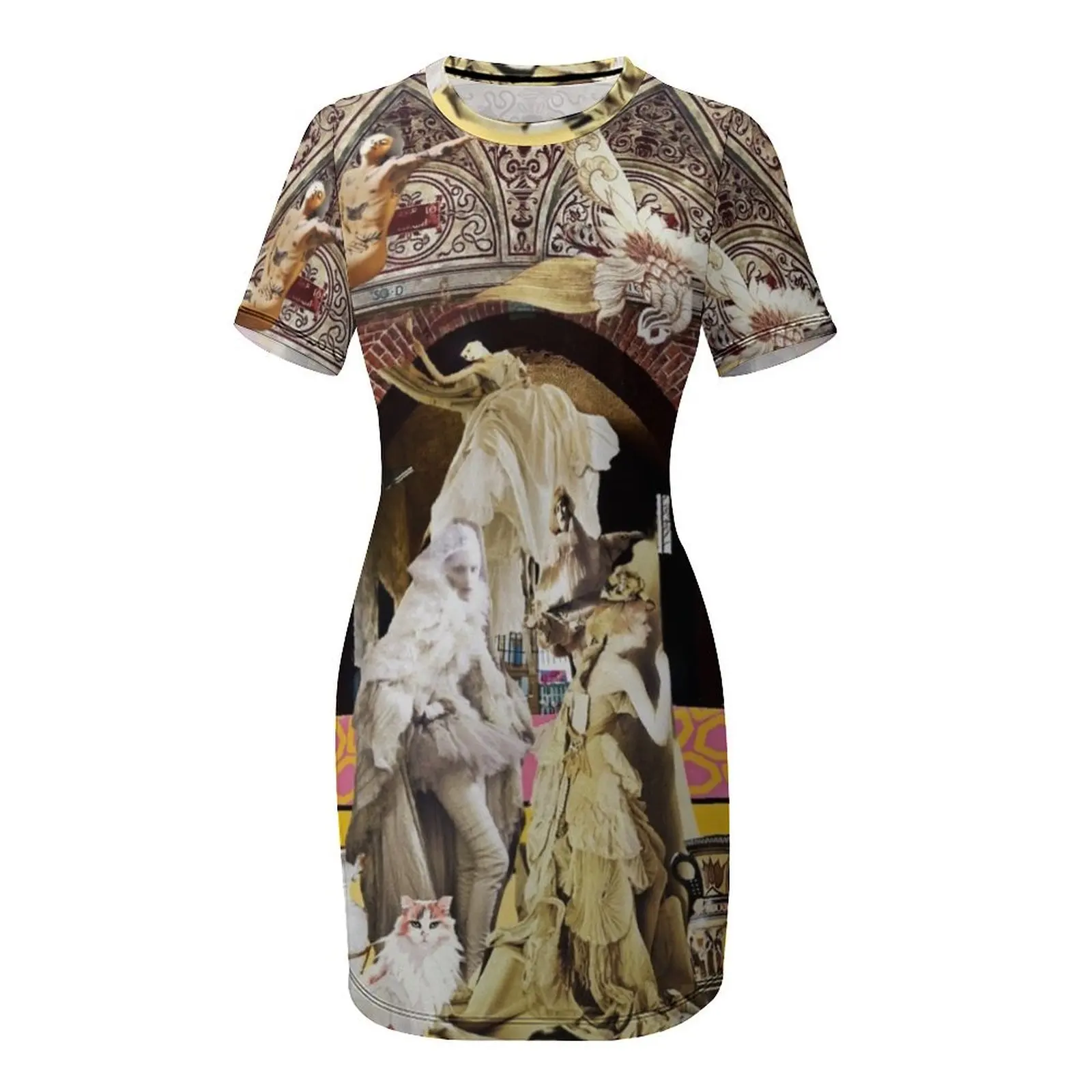 فستان نسائي قصير الأكمام بتصمي - مراجعة Summer Renaissance Clothing وسعره