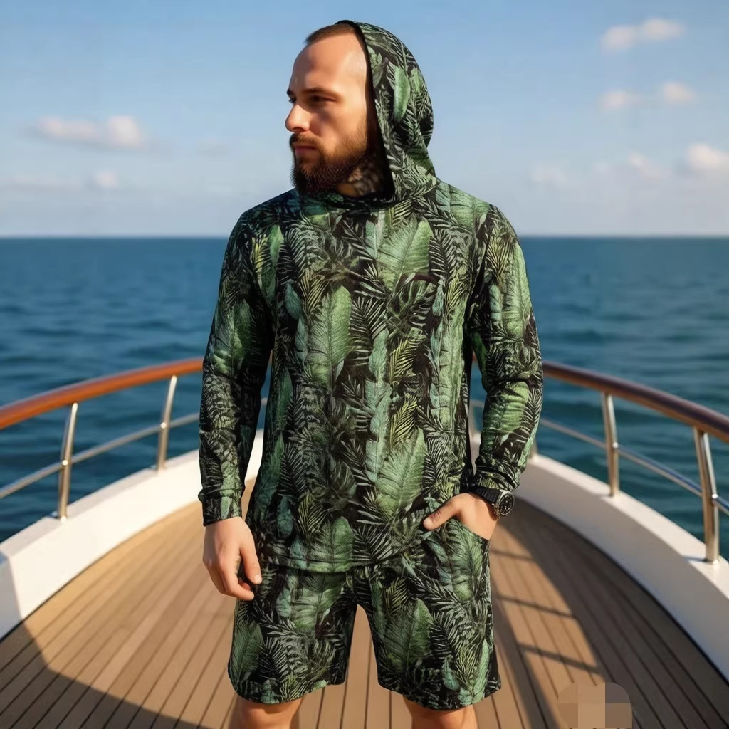 طقم صيفي جديد 2026 بطبعة مموهة - مراجعة Summer Clothing Beach وسعره