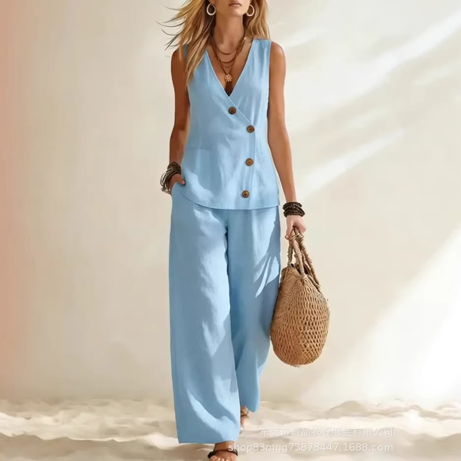بدلة نسائية صيفية أنيقة بياقة  - مراجعة Summer Zara وسعره
