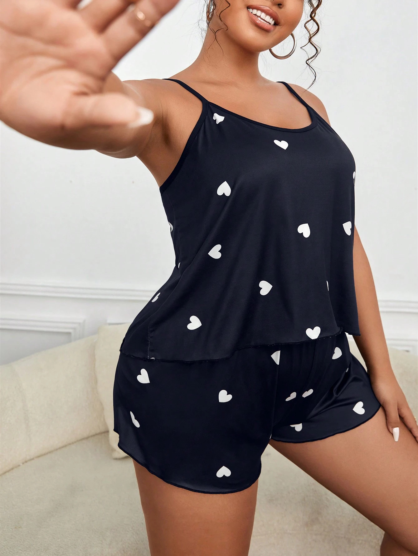 طقم بيجامة نسائي من قطعتين، مل - مراجعة Summer Clothing For Plus Size Women وسعره