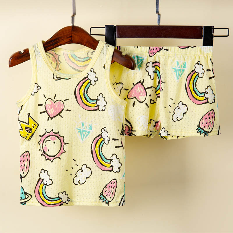 طقم بيجامية بدون أكمام للأولاد - مراجعة Summer Clothing Baby Boy وسعره