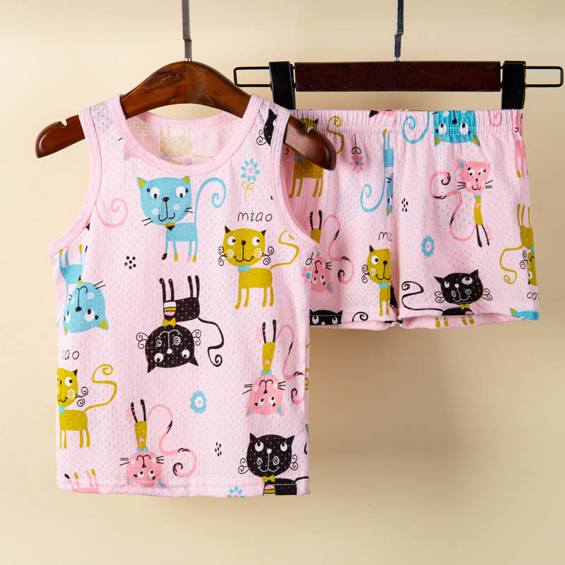 طقم بيجامية بدون أكمام للأولاد - مراجعة Summer Clothing Baby Boy وسعره