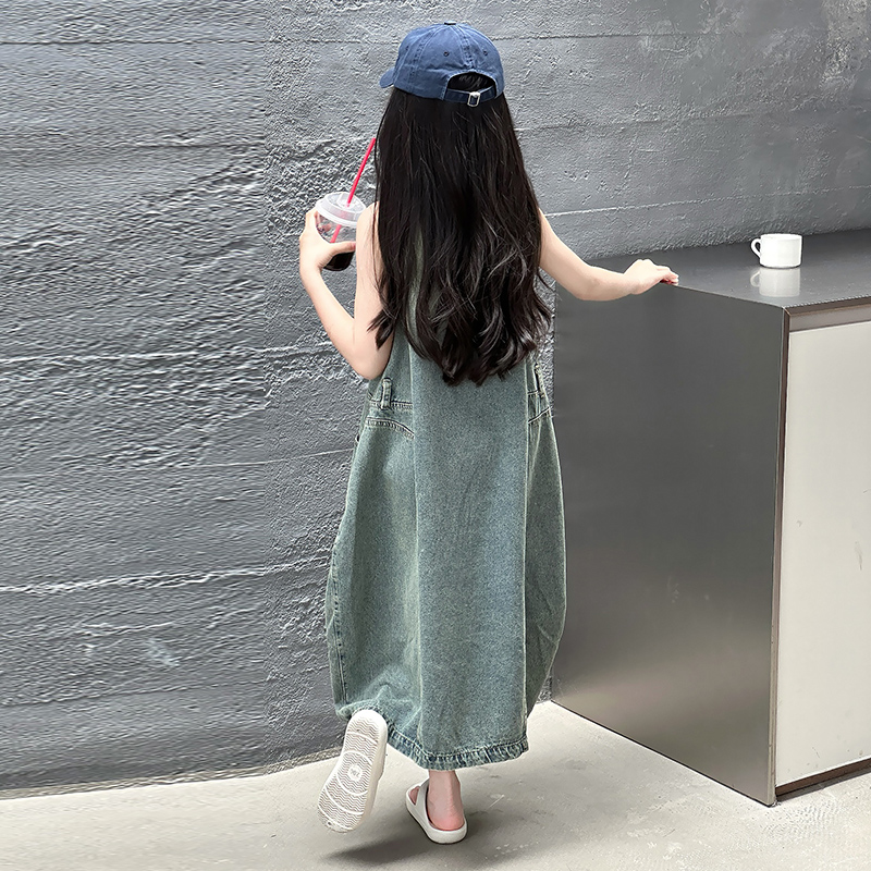 فستان كلاسيكي أزرق للأطفال الب - مراجعة Summer Clothing For Girls وسعره