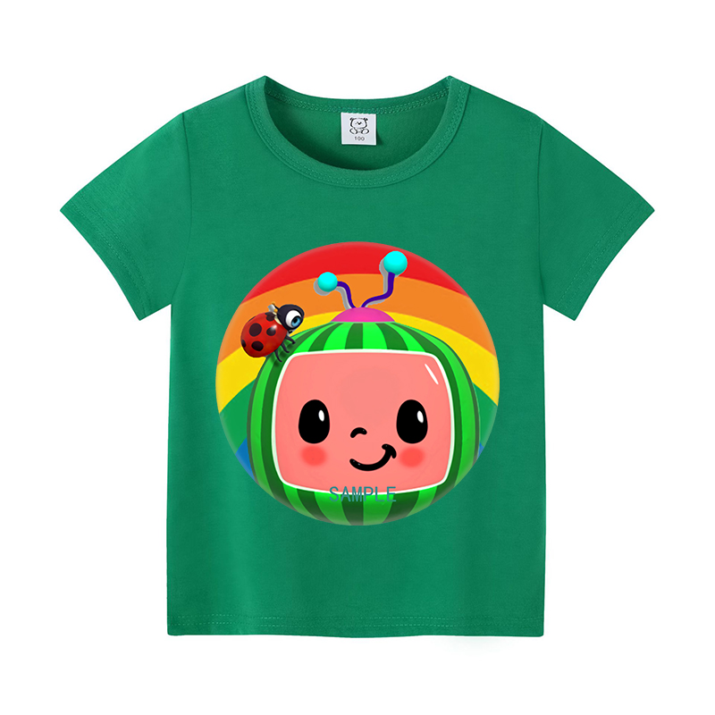 Cocomelons الطفل تي شيرت أنيمي - مراجعة Summer Clothing For Girls وسعره