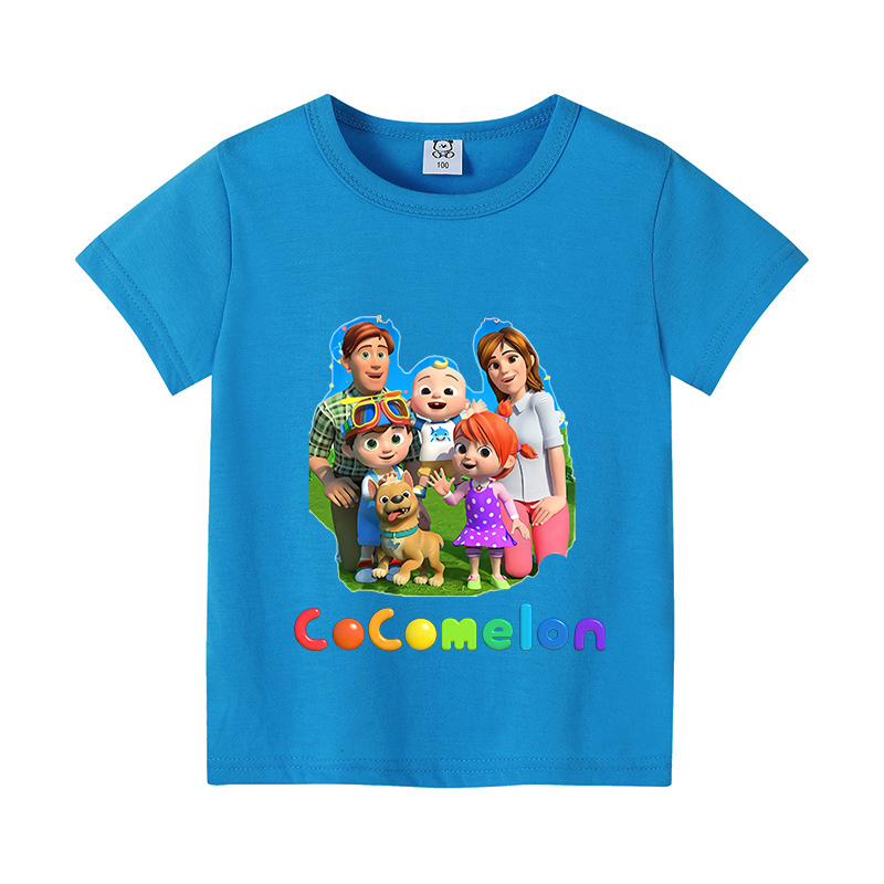 Cocomelons الطفل تي شيرت أنيمي - مراجعة Summer Clothing For Girls وسعره