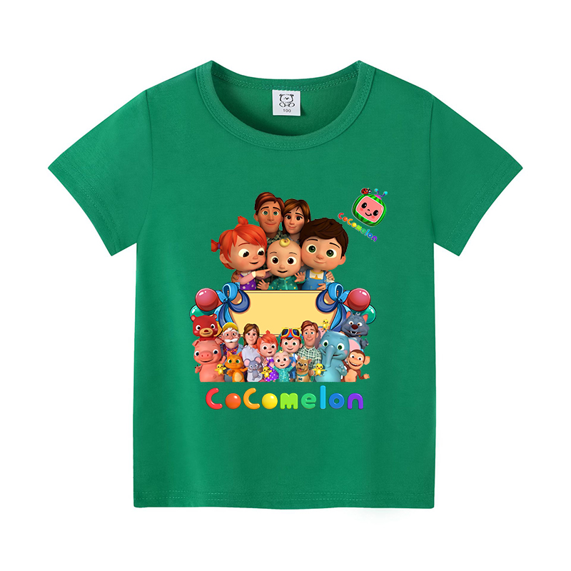 Cocomelons الطفل تي شيرت أنيمي - مراجعة Summer Clothing For Girls وسعره