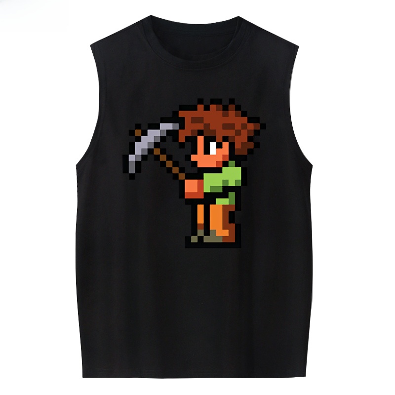 تي شيرت Terraria Mosaic Pixel  - مراجعة Summer Clothing Online وسعره