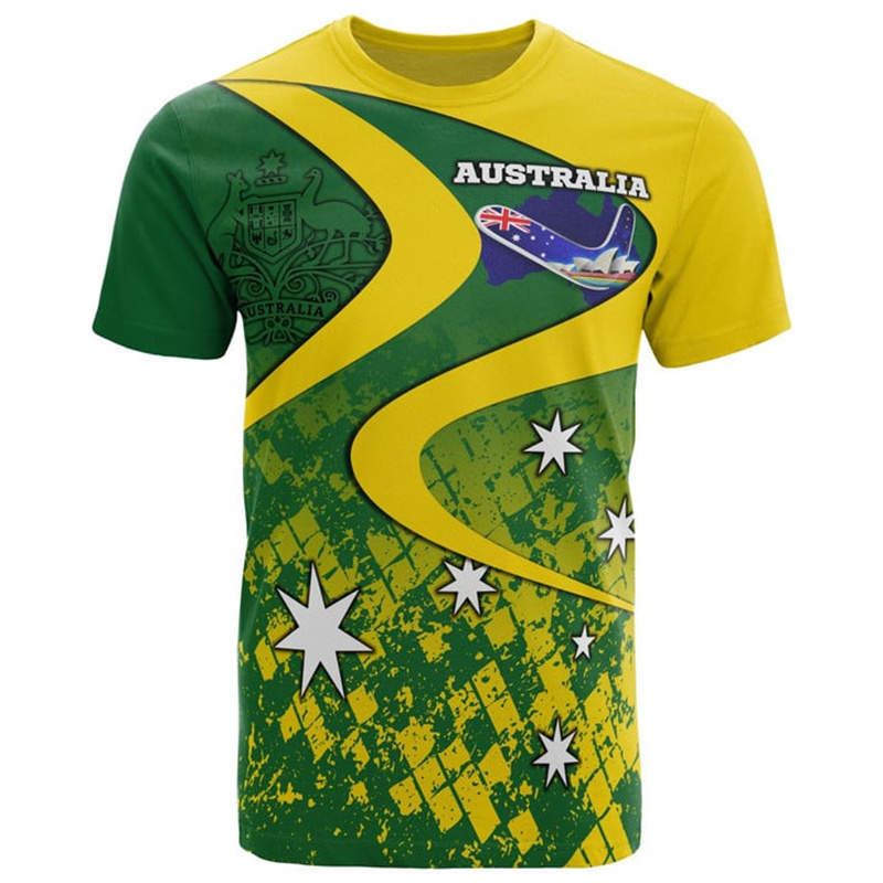قمصان رجالية مطبوعة ثلاثية الأ - مراجعة Summer Clothing Australia وسعره